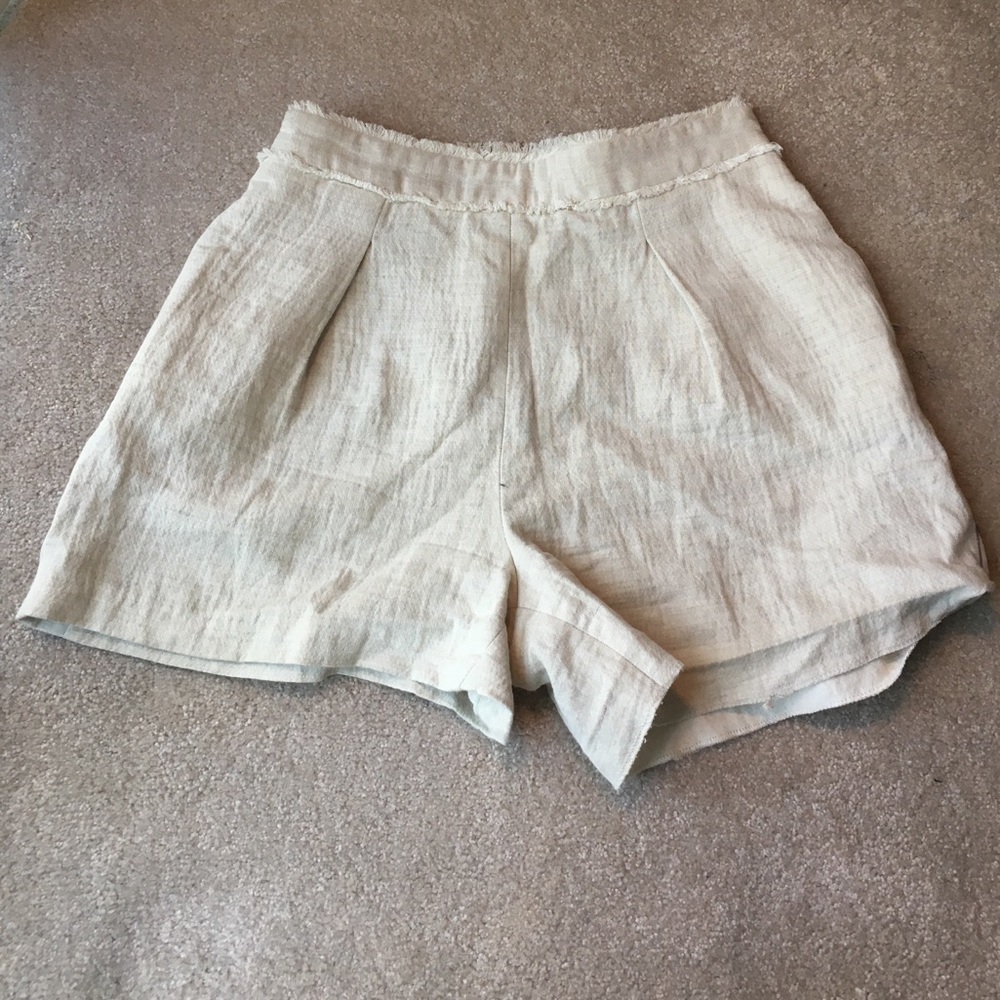Zara linen shorts